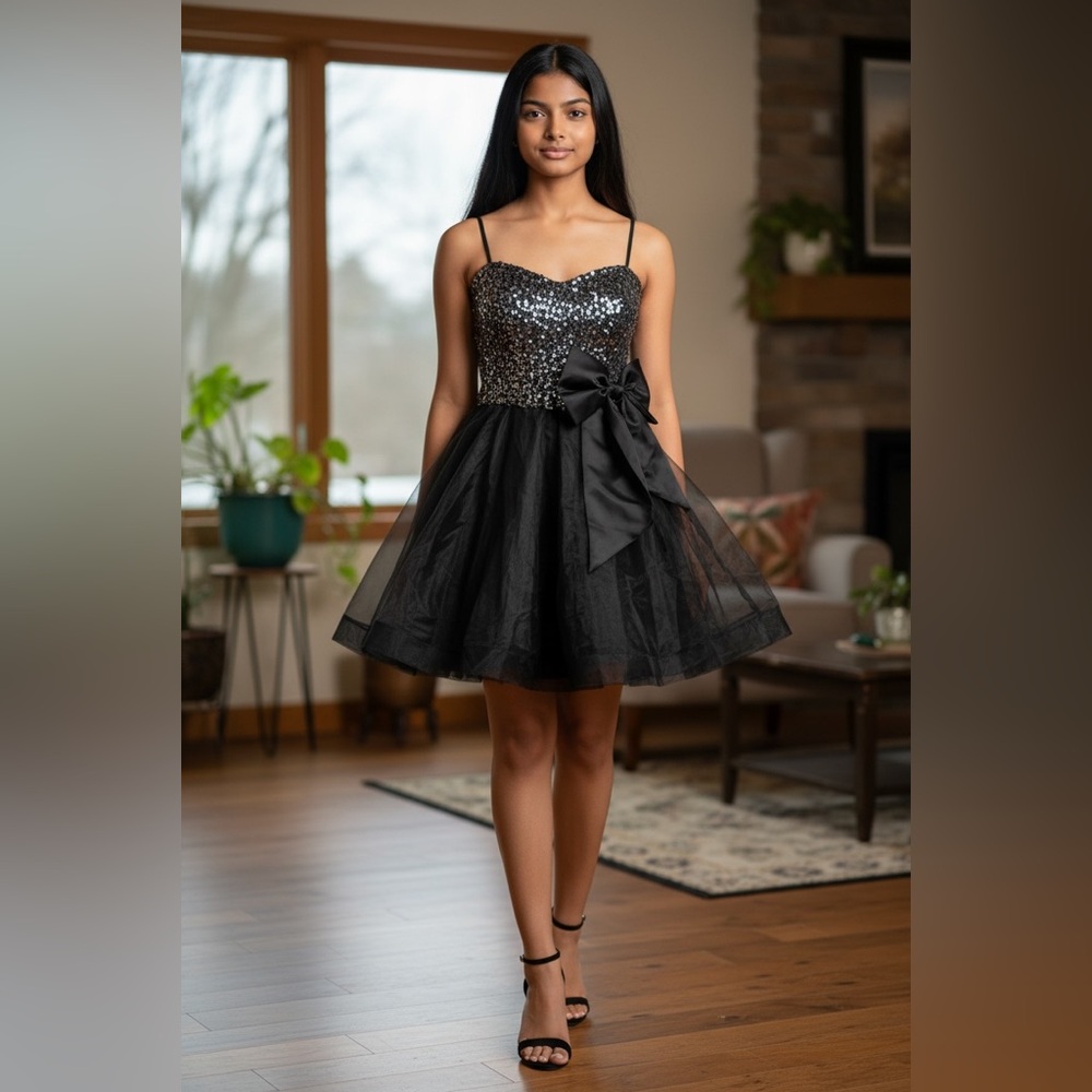 B Darlin Elegant Black Dress